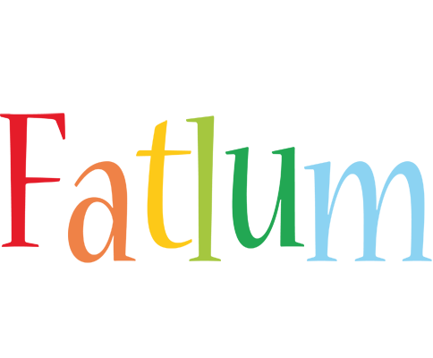 Fatlum birthday logo