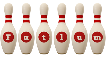 Fatlum bowling-pin logo