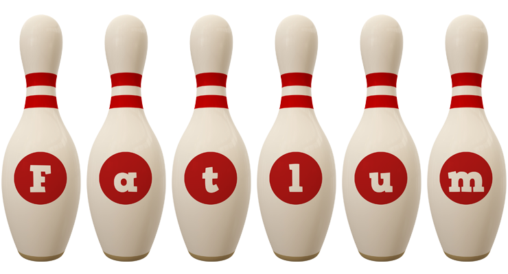 Fatlum bowling-pin logo