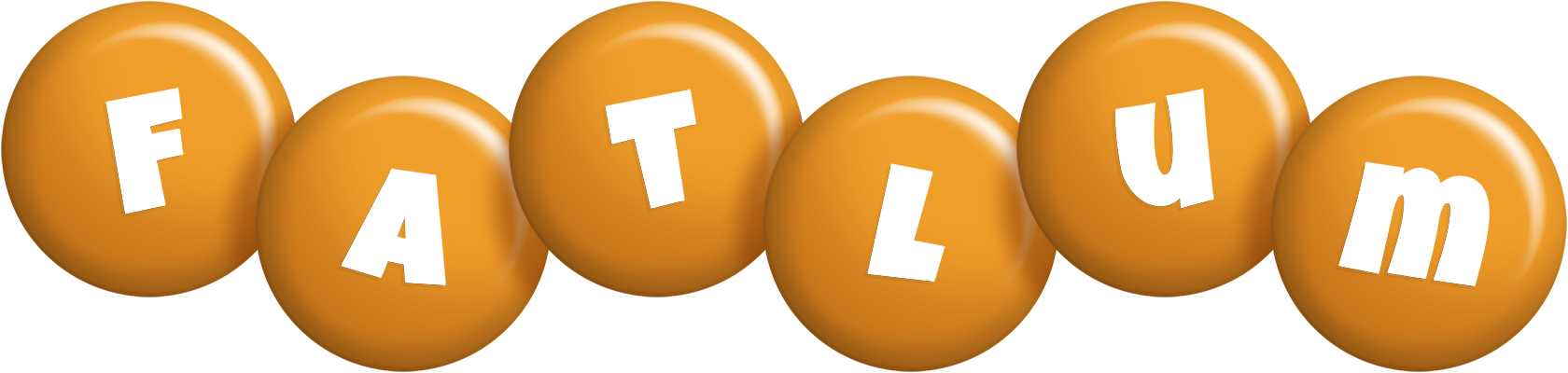 Fatlum candy-orange logo