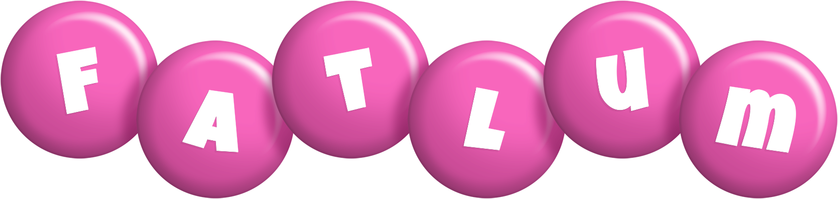 Fatlum candy-pink logo