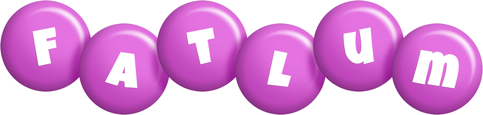 Fatlum candy-purple logo