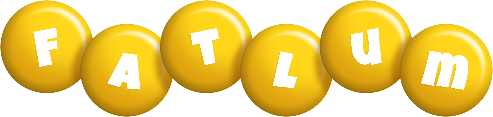 Fatlum candy-yellow logo