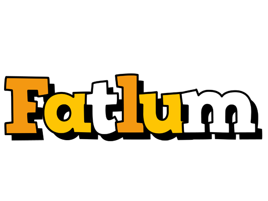 Fatlum cartoon logo