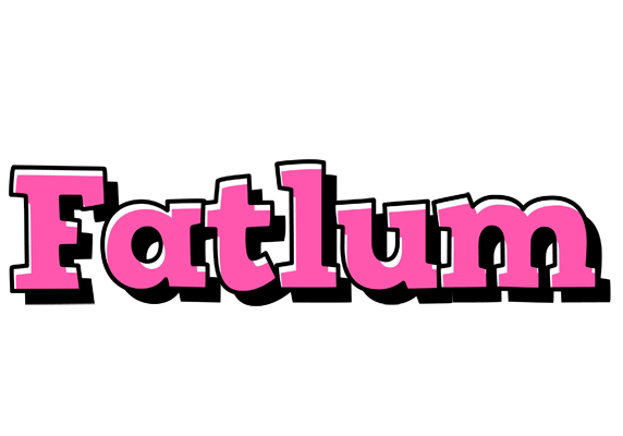 Fatlum girlish logo