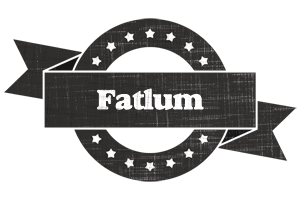 Fatlum grunge logo