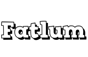 Fatlum snowing logo