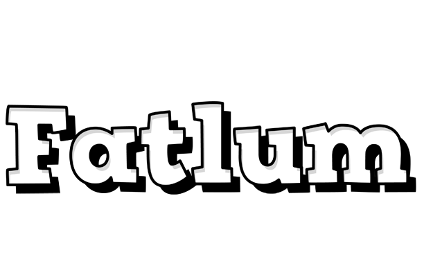 Fatlum snowing logo