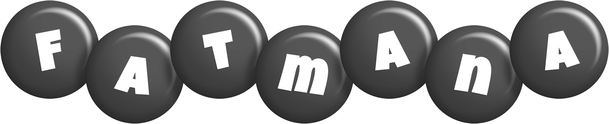 Fatmana candy-black logo