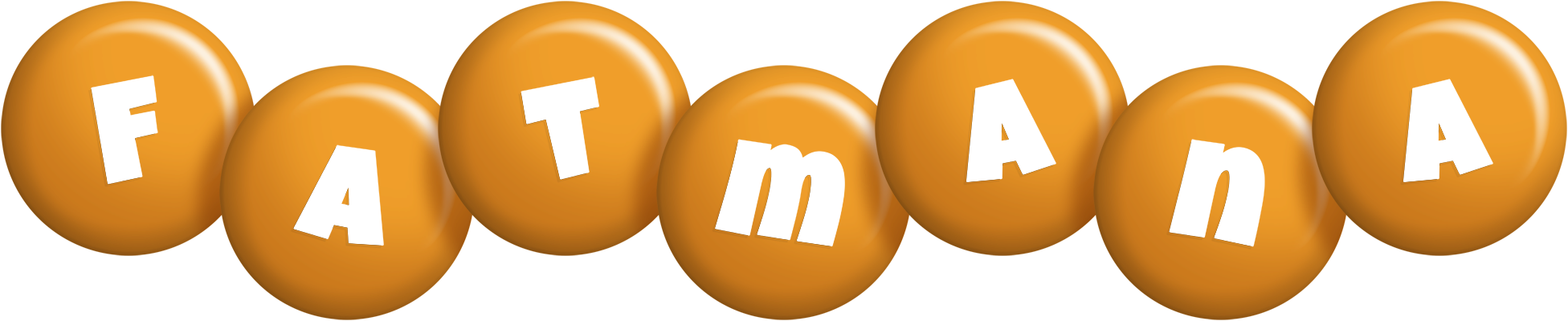 Fatmana candy-orange logo