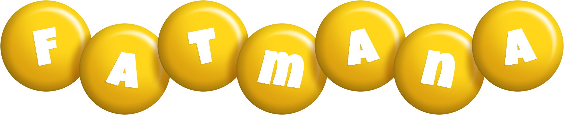 Fatmana candy-yellow logo