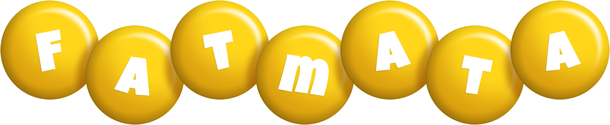 Fatmata candy-yellow logo