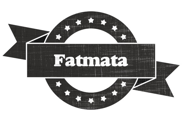 Fatmata grunge logo
