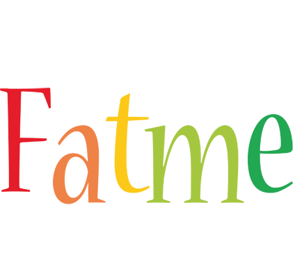 Fatme birthday logo