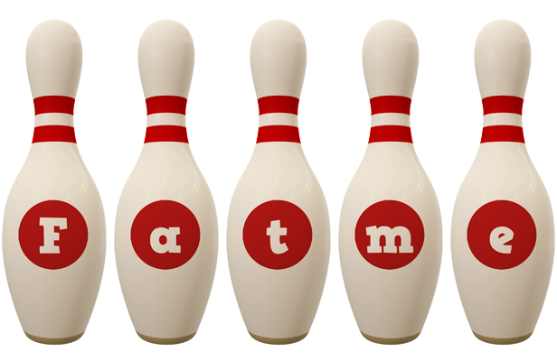 Fatme bowling-pin logo