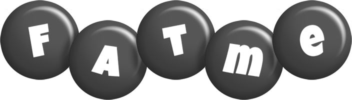 Fatme candy-black logo