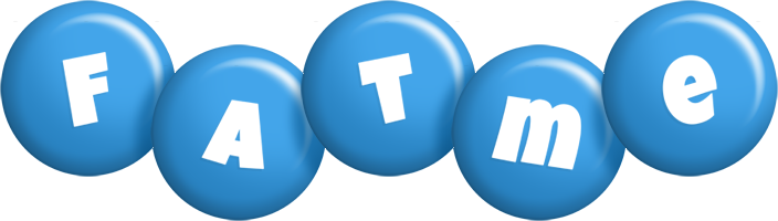 Fatme candy-blue logo