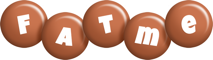 Fatme candy-brown logo