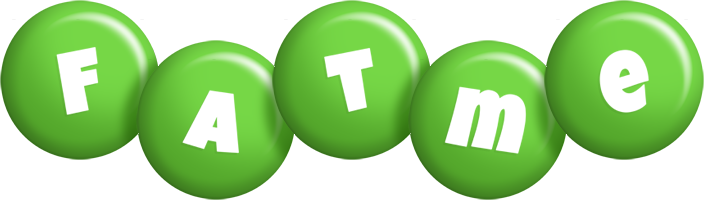 Fatme candy-green logo