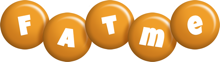 Fatme candy-orange logo