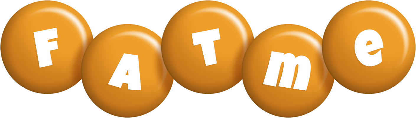 Fatme candy-orange logo