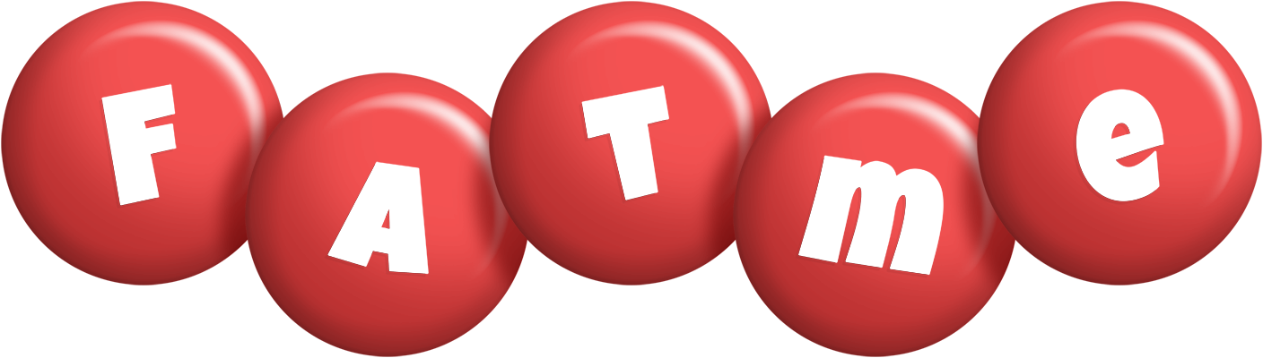 Fatme candy-red logo