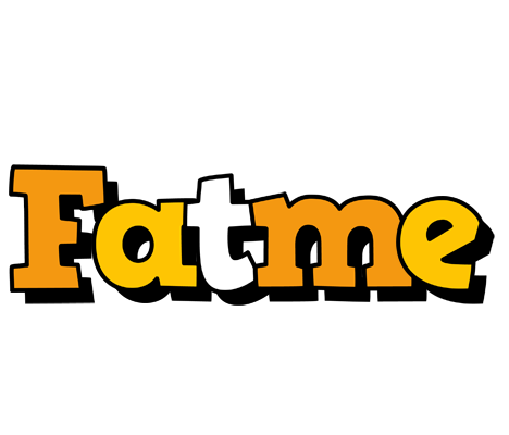 Fatme cartoon logo