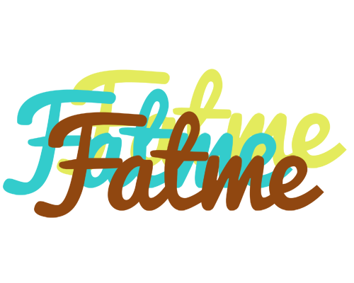 Fatme cupcake logo
