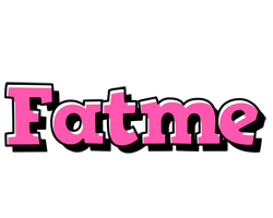 Fatme girlish logo