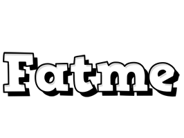 Fatme snowing logo