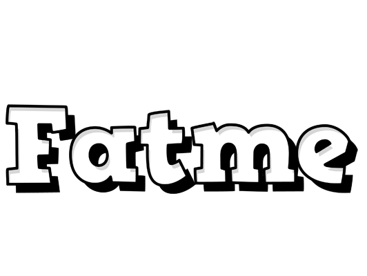 Fatme snowing logo