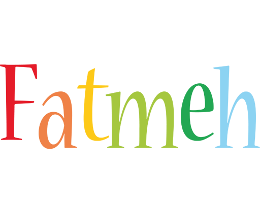 Fatmeh birthday logo