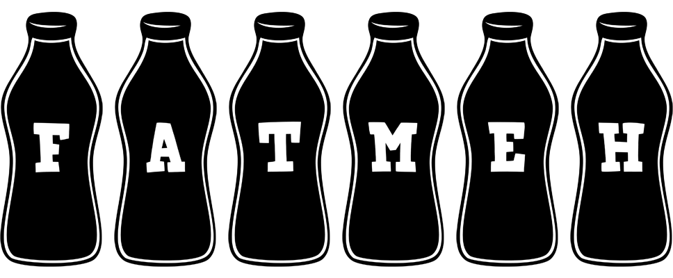 Fatmeh bottle logo