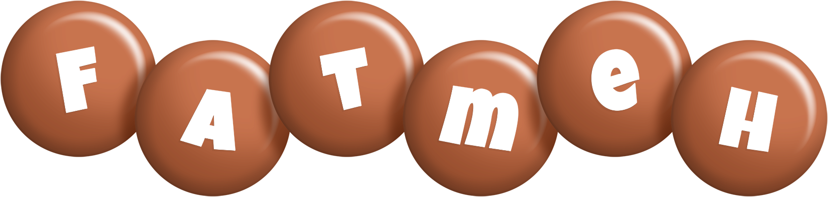Fatmeh candy-brown logo