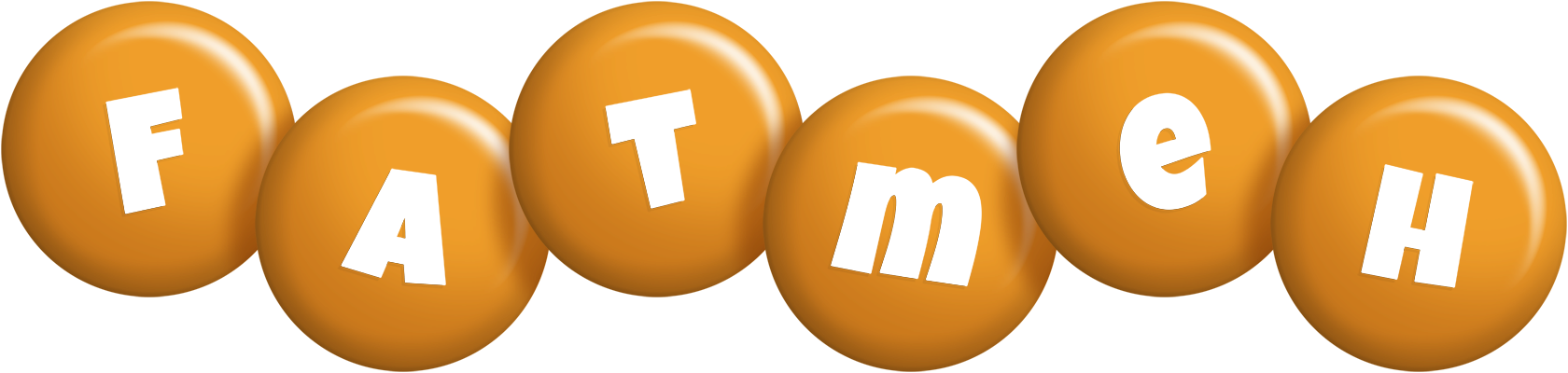 Fatmeh candy-orange logo