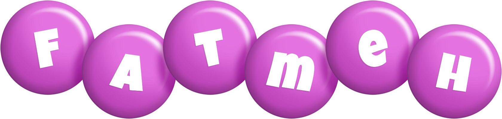 Fatmeh candy-purple logo