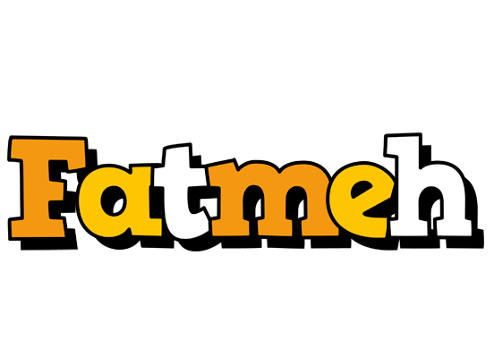 Fatmeh cartoon logo