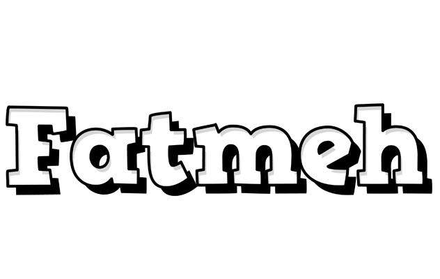 Fatmeh snowing logo