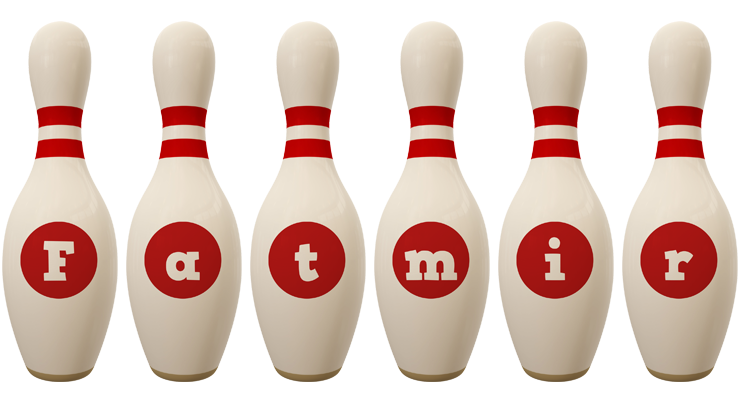Fatmir bowling-pin logo