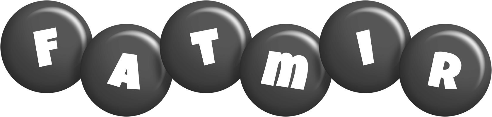 Fatmir candy-black logo