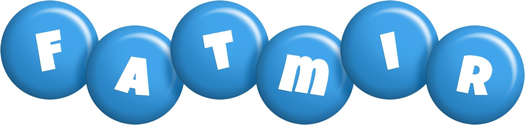 Fatmir candy-blue logo