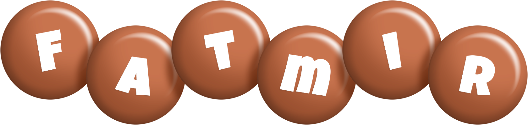 Fatmir candy-brown logo