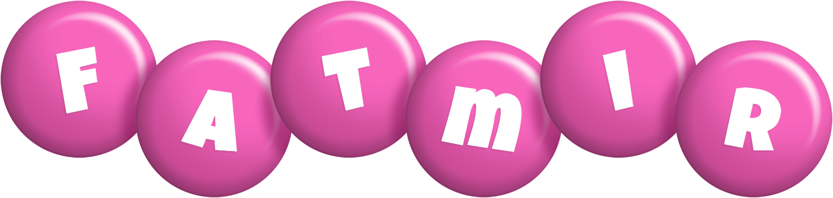 Fatmir candy-pink logo
