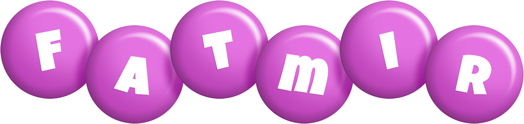 Fatmir candy-purple logo