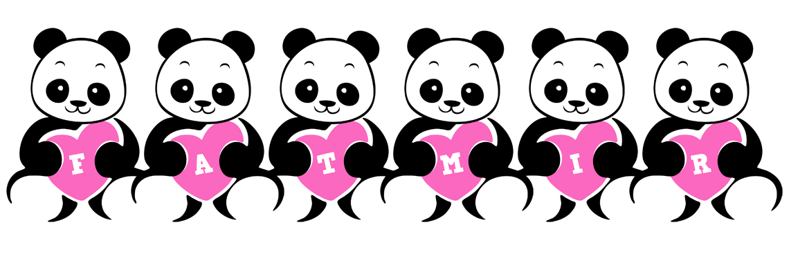 Fatmir love-panda logo