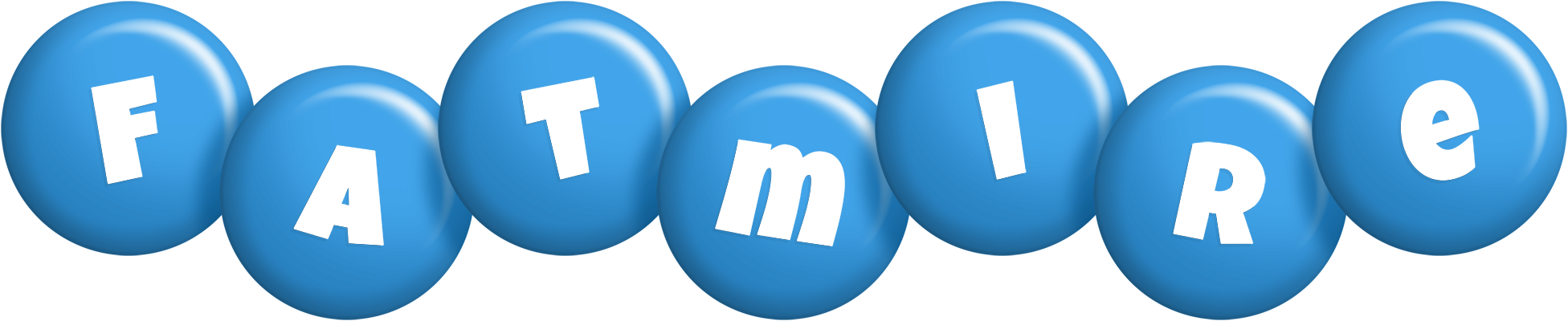 Fatmire candy-blue logo