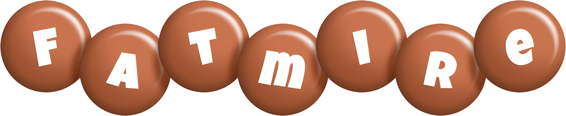 Fatmire candy-brown logo