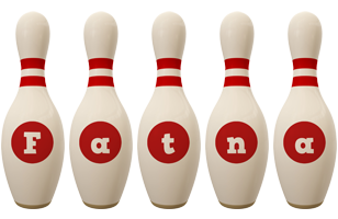 Fatna bowling-pin logo