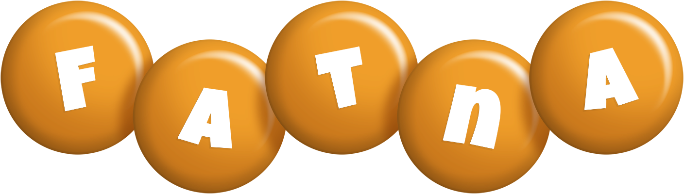 Fatna candy-orange logo