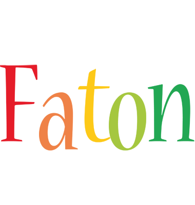 Faton birthday logo